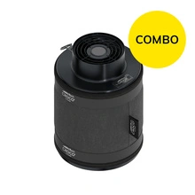 Croco Combo Carbon Filter with Controllable Built-In Fan 160–240 m³/h Ø100mm + 2m of duct