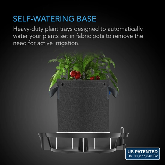 AC Infinity Self-watering patented fabric pot base 4-pack