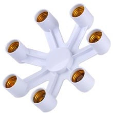 Splitter, splitter for E27 lamps 7 sockets