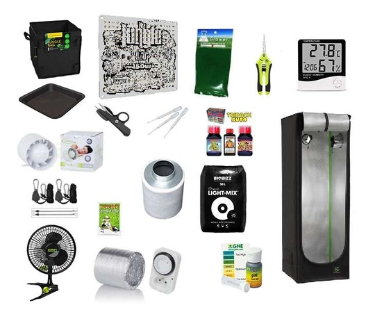 Herbgarden cultivation kit 60x60x140 + Grow The Jungle The Jackson LITE 2.0 150W LED GROW