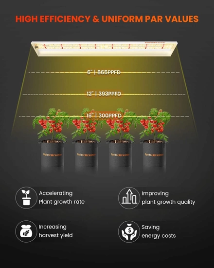 Spider farmer SF600 74W Osram - for clones & seedlings