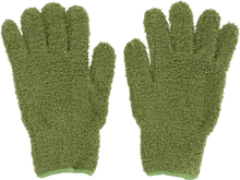 Zielone rękawice do pielęgnacji roślin z mikrofibry | uniwersalny rozmiar M/L