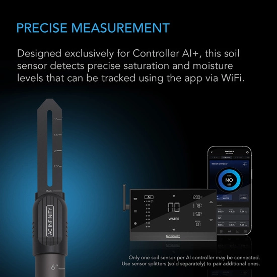 AC Infinity Soil Sensor - czujnik wilgotności gleby dla Kontrolera AI+