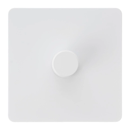 VERTICANA® WALL DIMMER 1-WAY WHITE - wall-mounted dimmer, single switch 