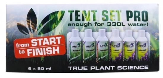 Aptus Tent Set Pro - a range of fertilizers for growth and flowering