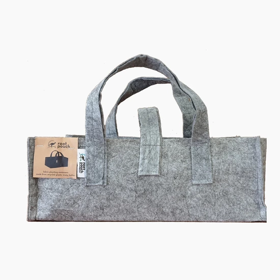 Multipack Root Pouch Balcony Heather Grey 12L 40x20x15 cm szara - materiałowa doniczka balkonowa 10 szt