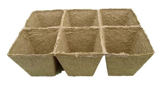 Peat pots Jiffy Pot tray for seedlings - 8x8x8cm | 207pcs full carton