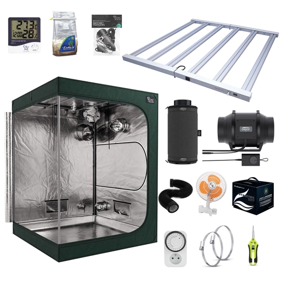 Zestaw Growbox RoyalRoom 150x150x200cm + LED Grow Agrolite QB 730W 2.9 µmol/J Full Spectrum + nawozy 