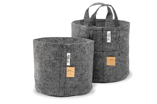 Growbag Root Pouch fabric pot 15x19cm 3,8L grey