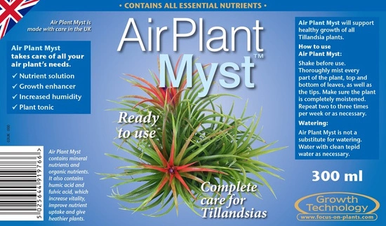 Growth Technology Air Plant Myst 300ml Tillandsia - spray nutrient