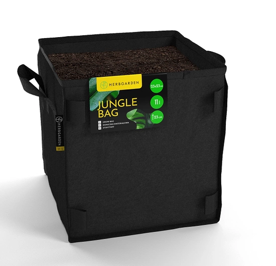 Herbgarden Jungle Bag 11L - fabric pot 23x23x23cm