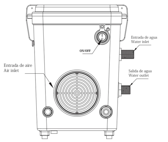 Przemysłowy nawilżacz Neptune Hydroponics Monzón 120L/day| 20-60m2