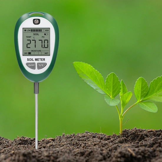 Bioogród - Electronic substrate tester 4 in 1 soil pH meter (H, humidity, temperature and light)