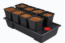 System hydroponiczny WILMA SMALL WIDE 8 x 11L - 120x60xh20cm