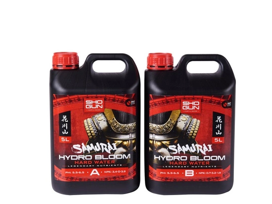 Shogun Fertilisers Samurai Hydro Bloom 2x5L (A&B) Hard Water