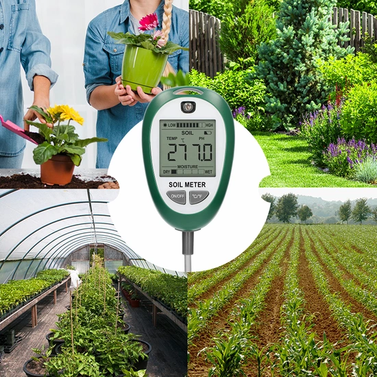 Bioogród - Electronic substrate tester 4 in 1 soil pH meter (H, humidity, temperature and light)