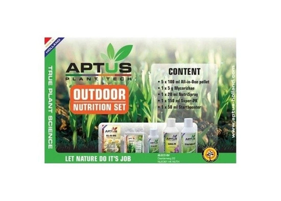 Aptus outdoor set - a set of fertilizers for stimulation and growth of the plant 