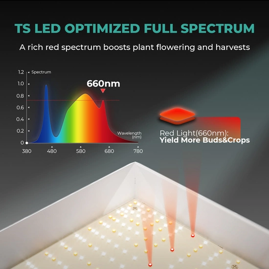 Mars Hydro TS 1000 150W Lampa Led Grow ts1000 Dimmable 2.3umol/J