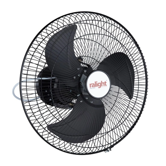 Ralight Holland Wentylator sufitowy 3-biegowy Ø 45cm 90W | 90³/min  