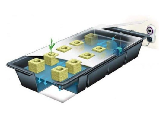 NFT GRO-TANK Nutriculture 45L hydroponic system 110,5x48,5xh20cm