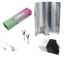 Lighting set HPS AUVL Grow Green 400W dual, 230 Volt + ballast + reflector