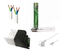 Zestaw hps 150W + żarówka agrolite HPS 150W dual + kable