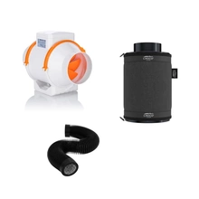 Zestaw wentylacyjny Croco Filters 230-350 m3/h + Extractor TT 125mm Dual 220-280m3/h