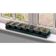 Garland do propagacji propagator samonawadniający - 7 mini tacek 76x18,5xh15cm