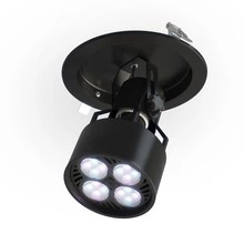 Zestaw VERTICANA® Żarówka LED + Ceiling Holder | CZARNY | soczewka 45° 