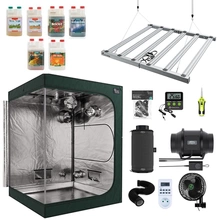 Growbox RoyalRoom C150 150x150x200 + LUCKYGROW FLEX 720W 2.85 + wentylacja CROCO + nawozy CANNA