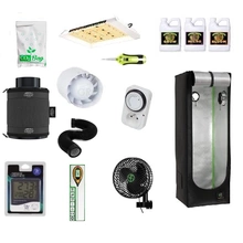 Growbox zestaw Herbgarden 50x50x140 + Lampa LED Mars Hydro 100W TS600