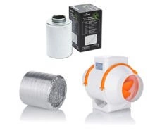 Zestaw wentylacyjny 125mm 220-280 m3/h | 2 biegi