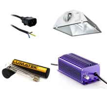 Zestaw Balast Lumatek + Prima Klima Spudnik 125mm + lampa HPS Lumatek 400W