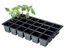 2x wkład plastikowy 36,5 x 22 x 6cm do wysiewu dla propagatora Garland 