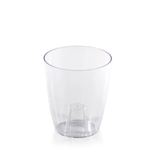 Prosperplast Coubi Orchid 1,5L - Doniczka okrągła przezroczysta do orchidei / storczyków fi 13,2cm