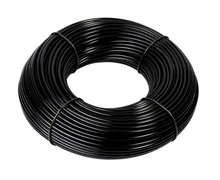 Wąż doprowadzający 8mm czarny, 100m cała rolka