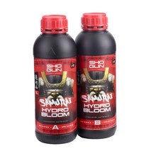 Nawóz Shogun Fertilisers Samurai Hydro Bloom 2x1L (A&B) - odżywka bazowa na kwitnienie do hydroponiki  | Woda miękka
