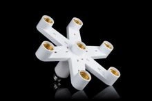 Splitter, splitter do lamp E27 7 gniazd