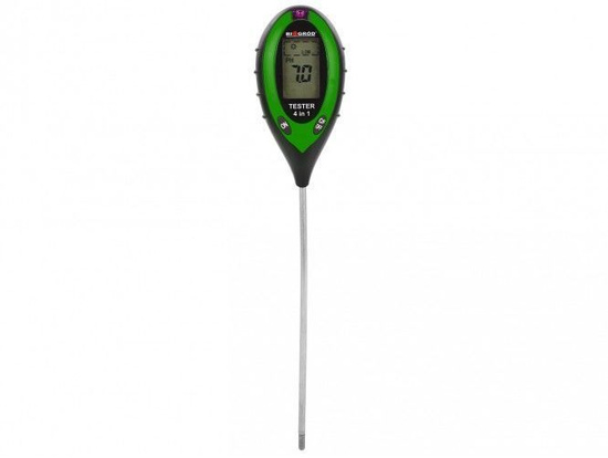 Bioogród - Elektroniczny tester podłoża 4w1 miernik pH gleby